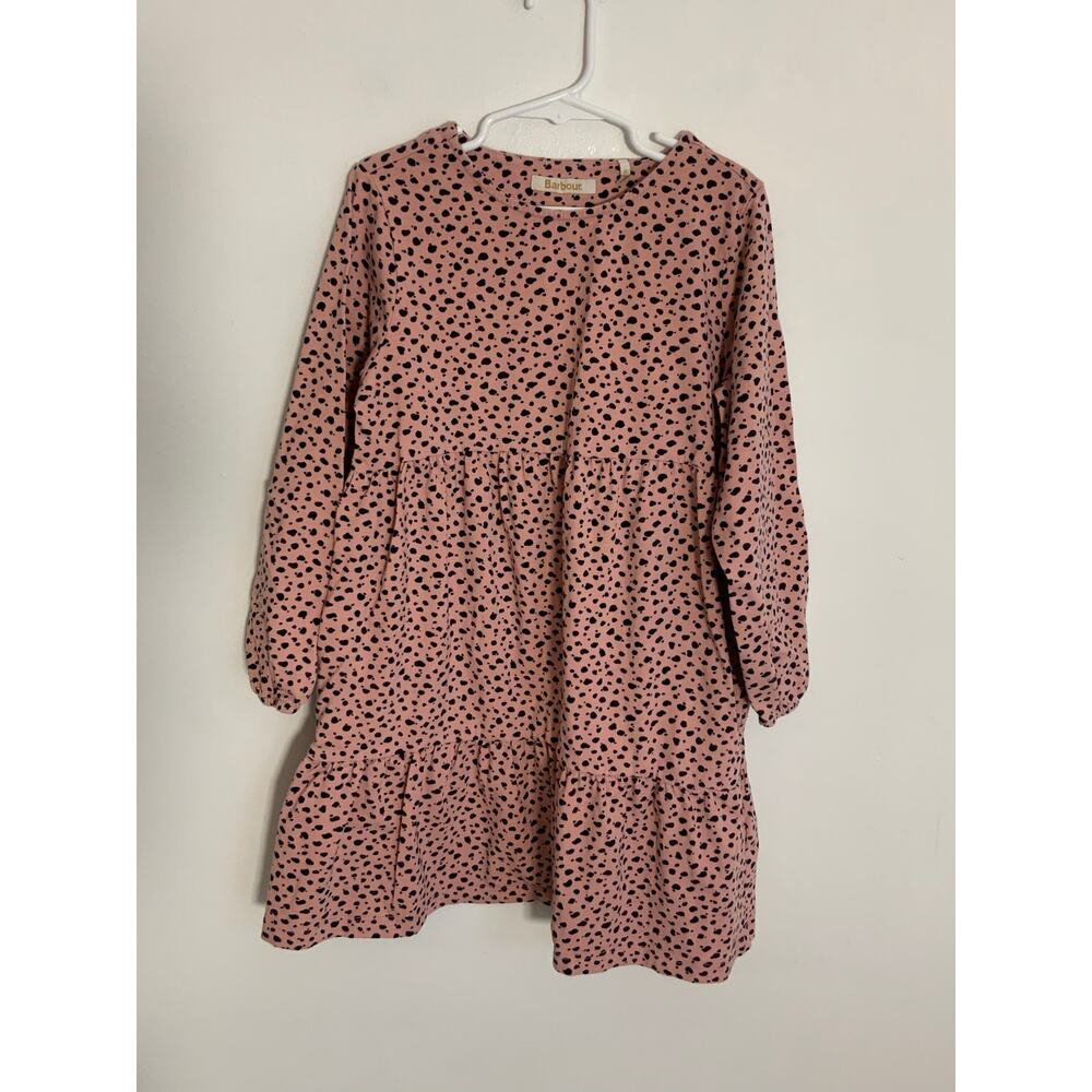 Barbour Pink Leopard Dress size 8